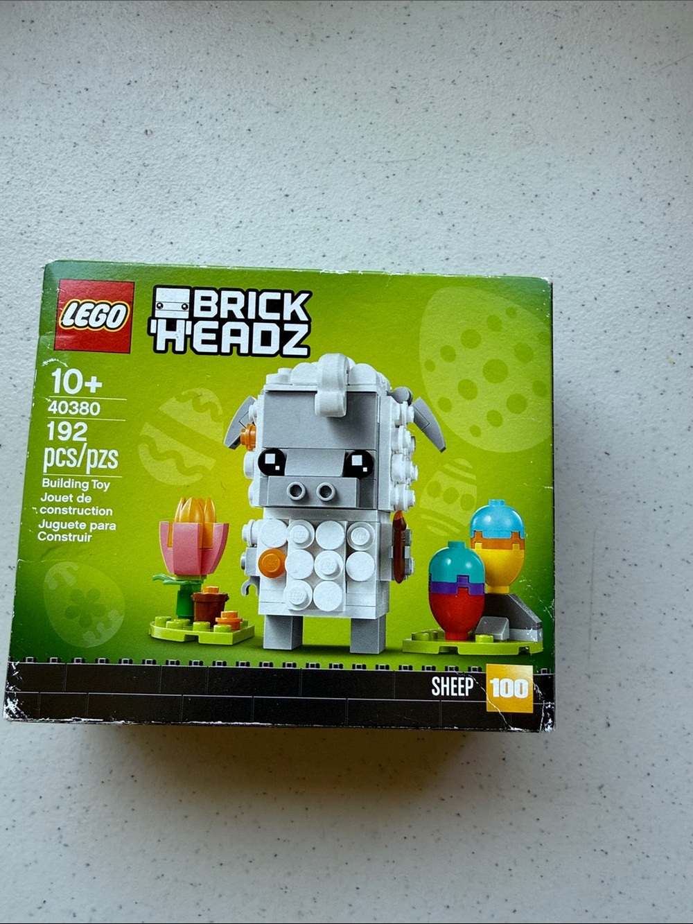 Lego BrickHeadz Sheep Building Set White, Gray, Green, Pink, Blue, Yellow 40380
